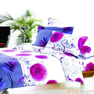 家元素床上用品爱慕欧式圆角双层贴边AB版纯棉(四件套)产品价格_图片_报价_新浪家居网