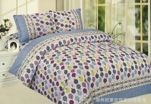 2015火爆新花型厂家直销 时尚钻石绒 床上用品床被套 床单